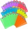 Plastic Clipboards, 30 Pack Clear Colored Clipboards, Low Profile Clip Board 12.5 x 9 Inch Standard Letter Size, Office Supplies Classroom